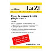 Codul de procedura civila si legile conexe (actualizat la 20.11.2010).