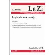 Legislatia concurentei - Actualizat la 5.04.2012