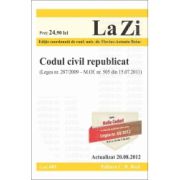 Codul civil republicat Actualizat la 20 august 2012