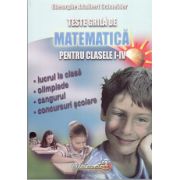 Teste Grila Matematica clasele I - IV - lucru la clasa, olimpiade, cangurul, concursuri scolare - Schneider