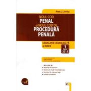 Noul Cod penal si Noul Cod de Procedura penala - actualizat 1 iunie 2015