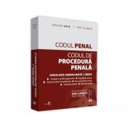 Codul penal si Codul de procedura penala. Editie tiparita pe hartie alba Legislatie consolidata si index: ianuarie 2018