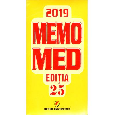 Memomed 2019 - ( 2 Volume) + GHID FARMACOTERAPIC ALOPAT SI HOMEOPAT - Editia 25